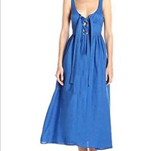 Mara Hoffman Tie Front Midi Dress Size 8